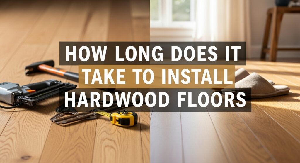 How Long Does It Take to Install Hardwood Floors