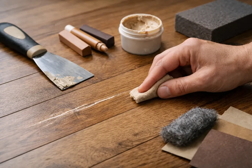 Hardwood Floor Scratches Repair Guide