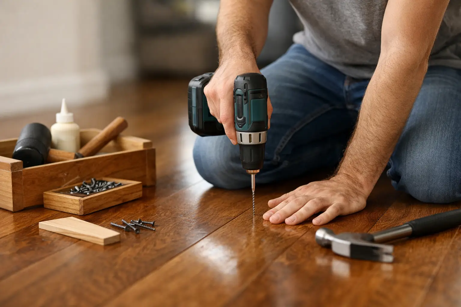 How to Fix Squeaky Wood Floors