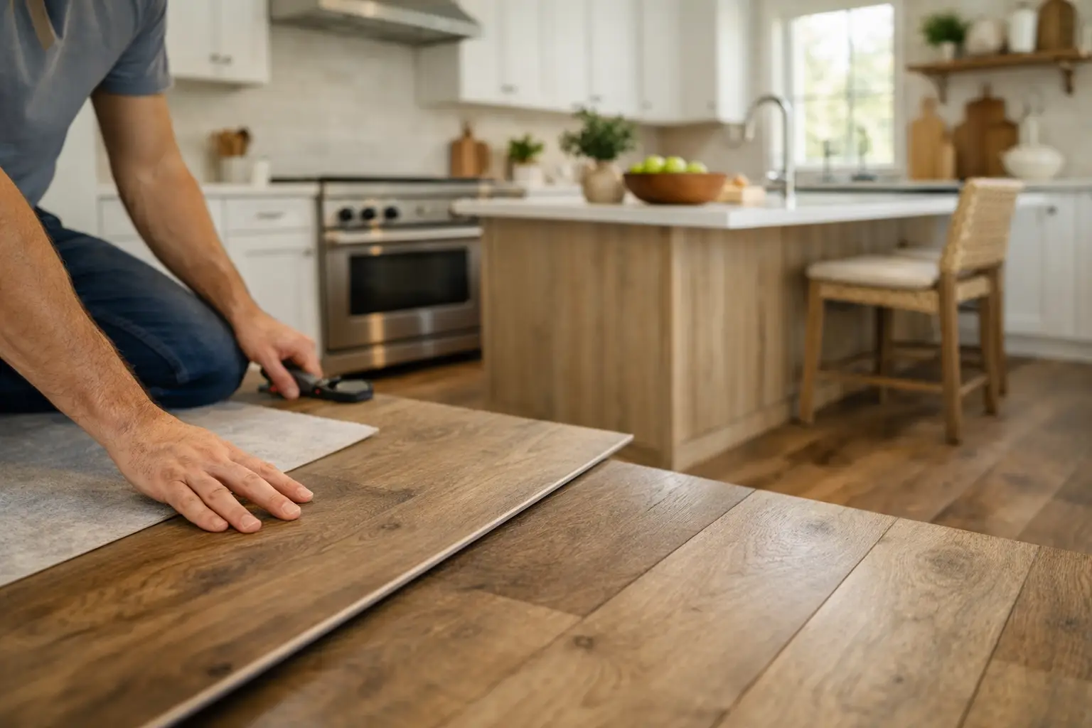 Kitchen Remodeling With New Flooring
