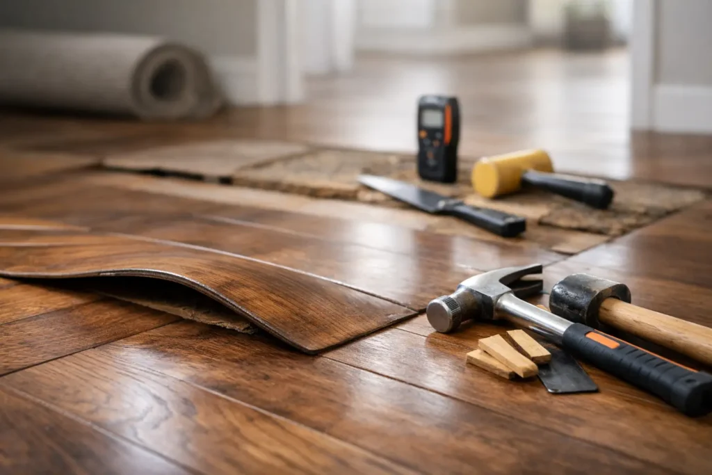 Warped Hardwood Floor Repair: What Works