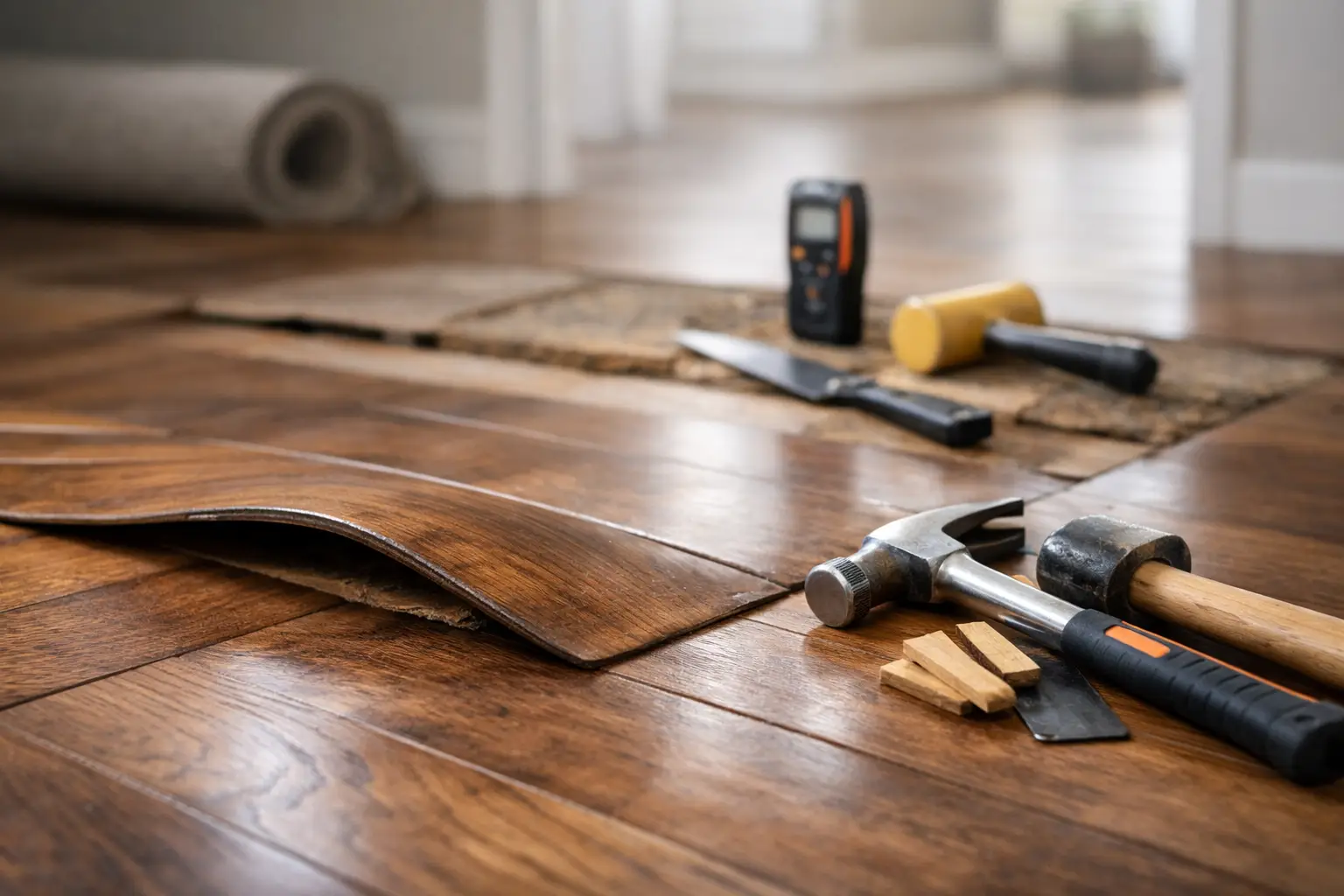 Warped Hardwood Floor Repair: What Works