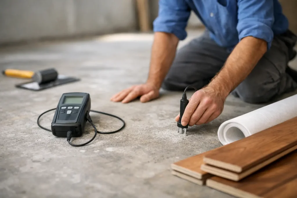Moisture Testing Before Flooring Matters