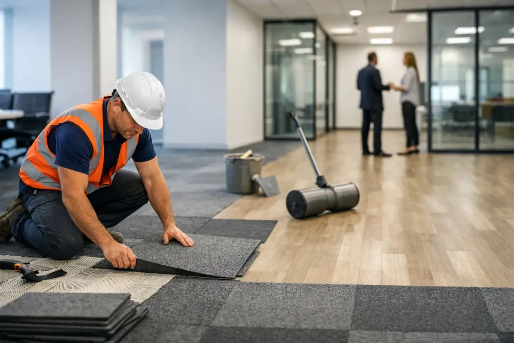 What a Commercial Flooring Contractor Should Do