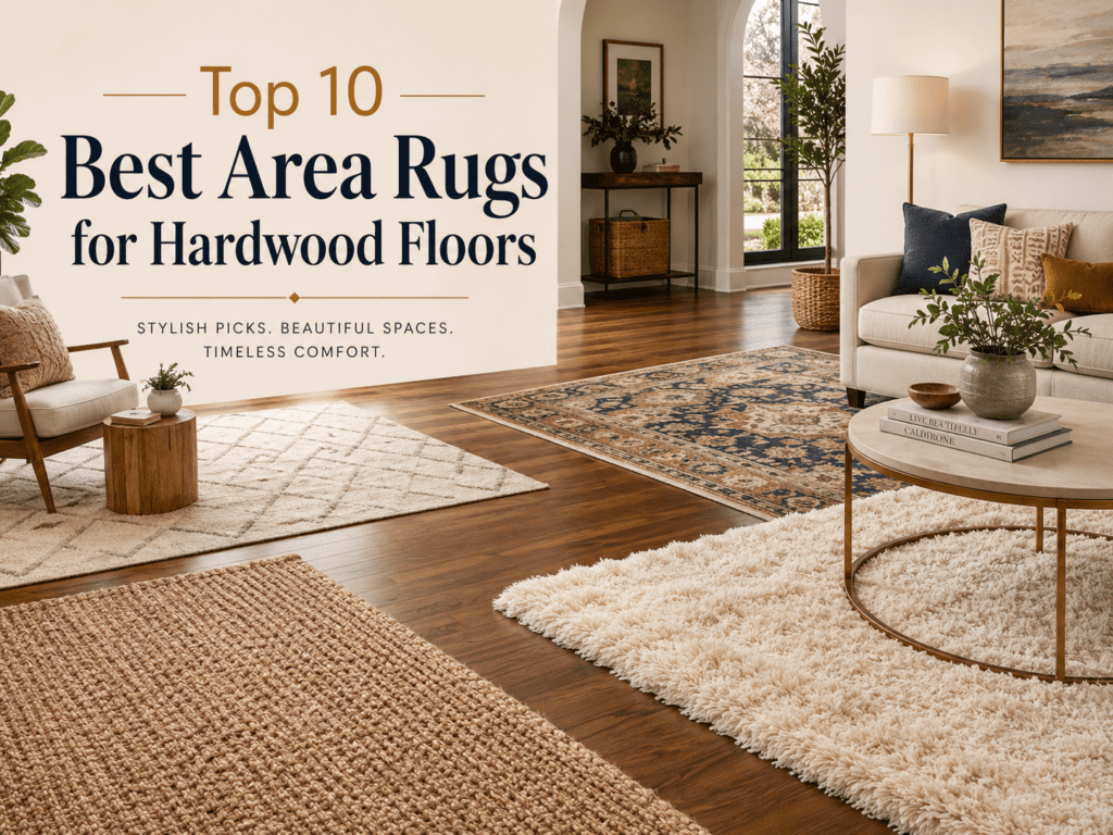Top 10 Best Area Rugs for Hardwood Floors