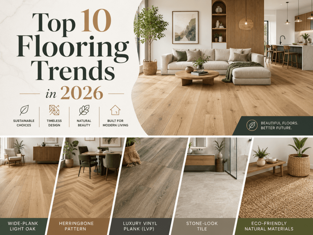 Top 10 Flooring Trends in 2026 for Modern Homes