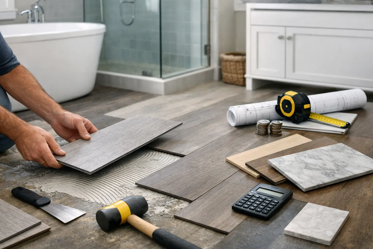 Bathroom Floor Replacement Cost Factors