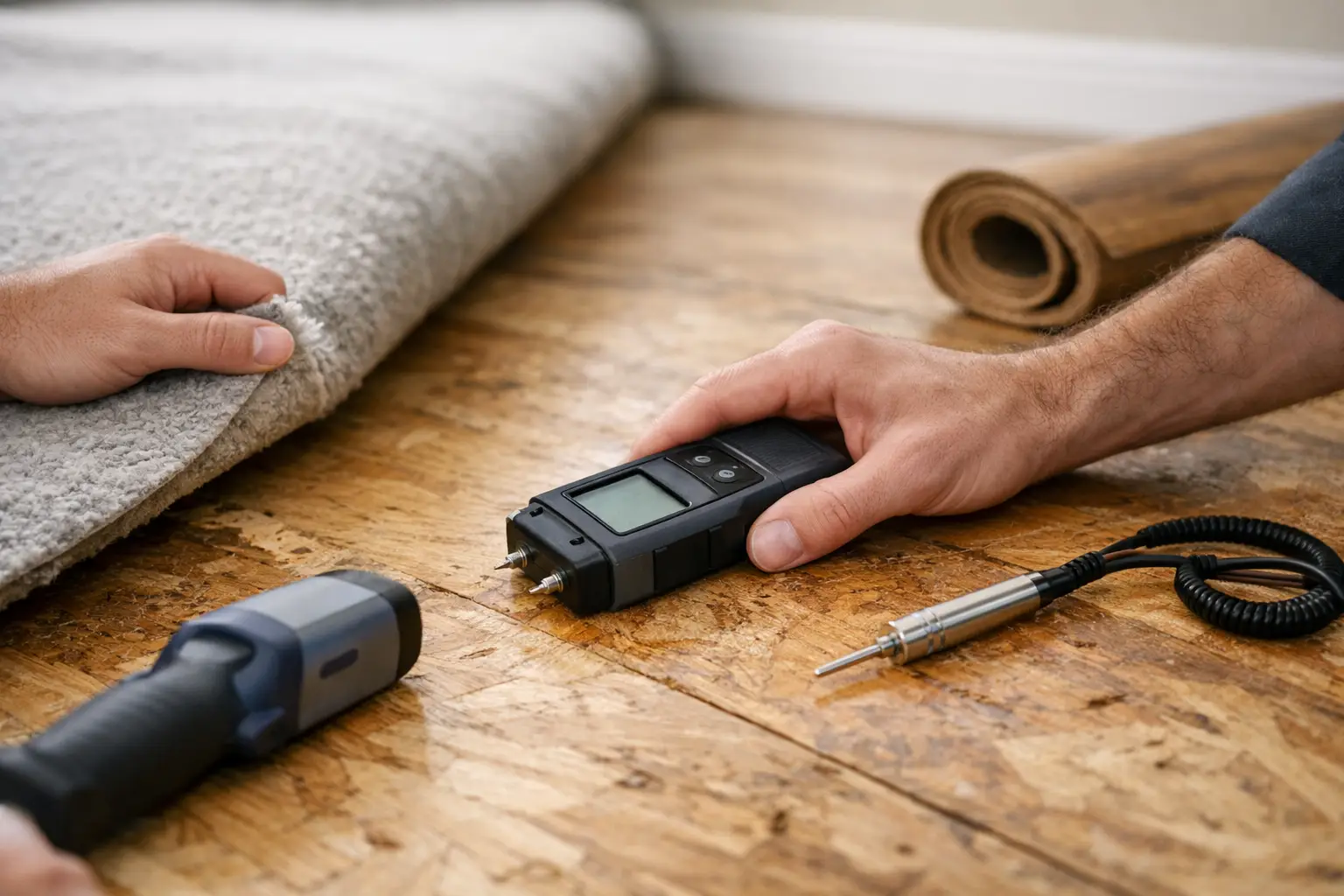 How to Test Subfloor Moisture Right