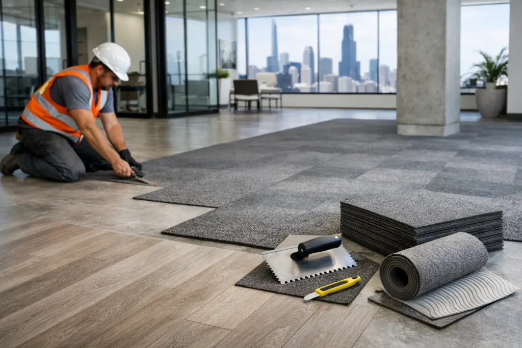 Illinois Commercial Flooring Contractor Guide