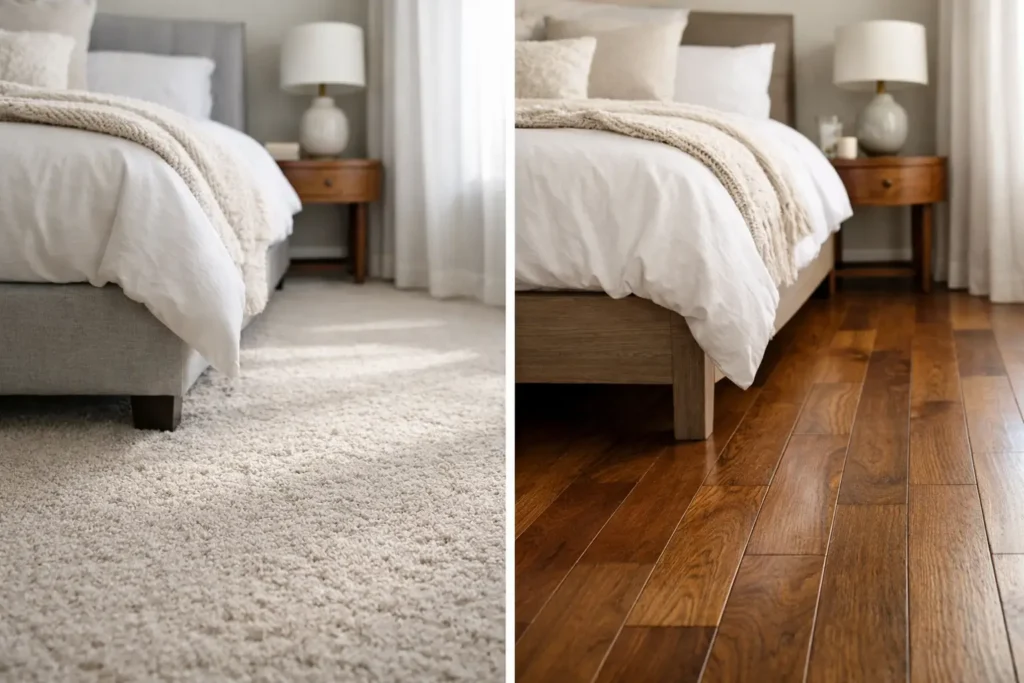 Carpet or Hardwood Bedrooms - Which Fits Best?