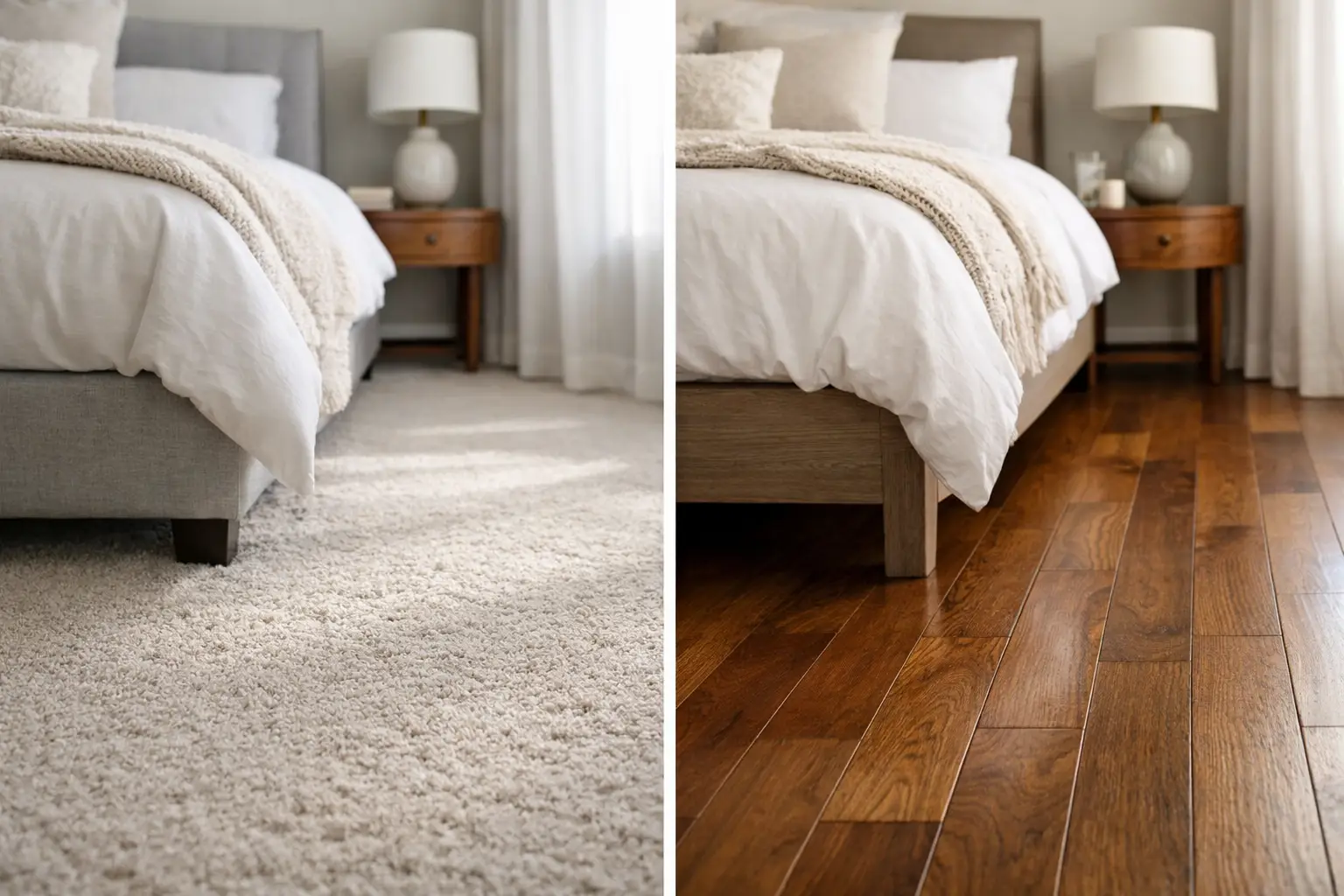 Carpet or Hardwood Bedrooms - Which Fits Best?