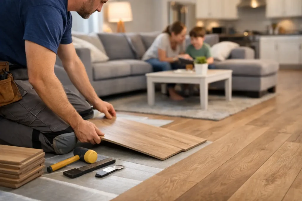 Flooring Installation for Occupied Homes