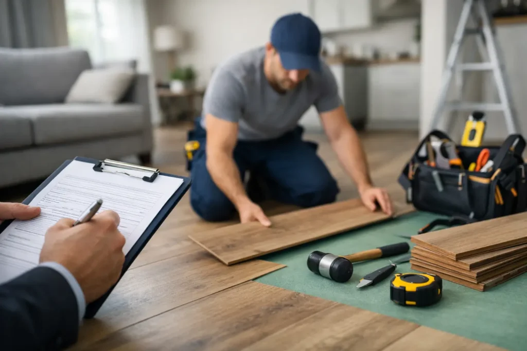 Insurance Claim Flooring Repairs Done Right