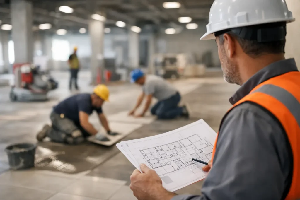 Choosing a Flooring Contractor for Large Projects