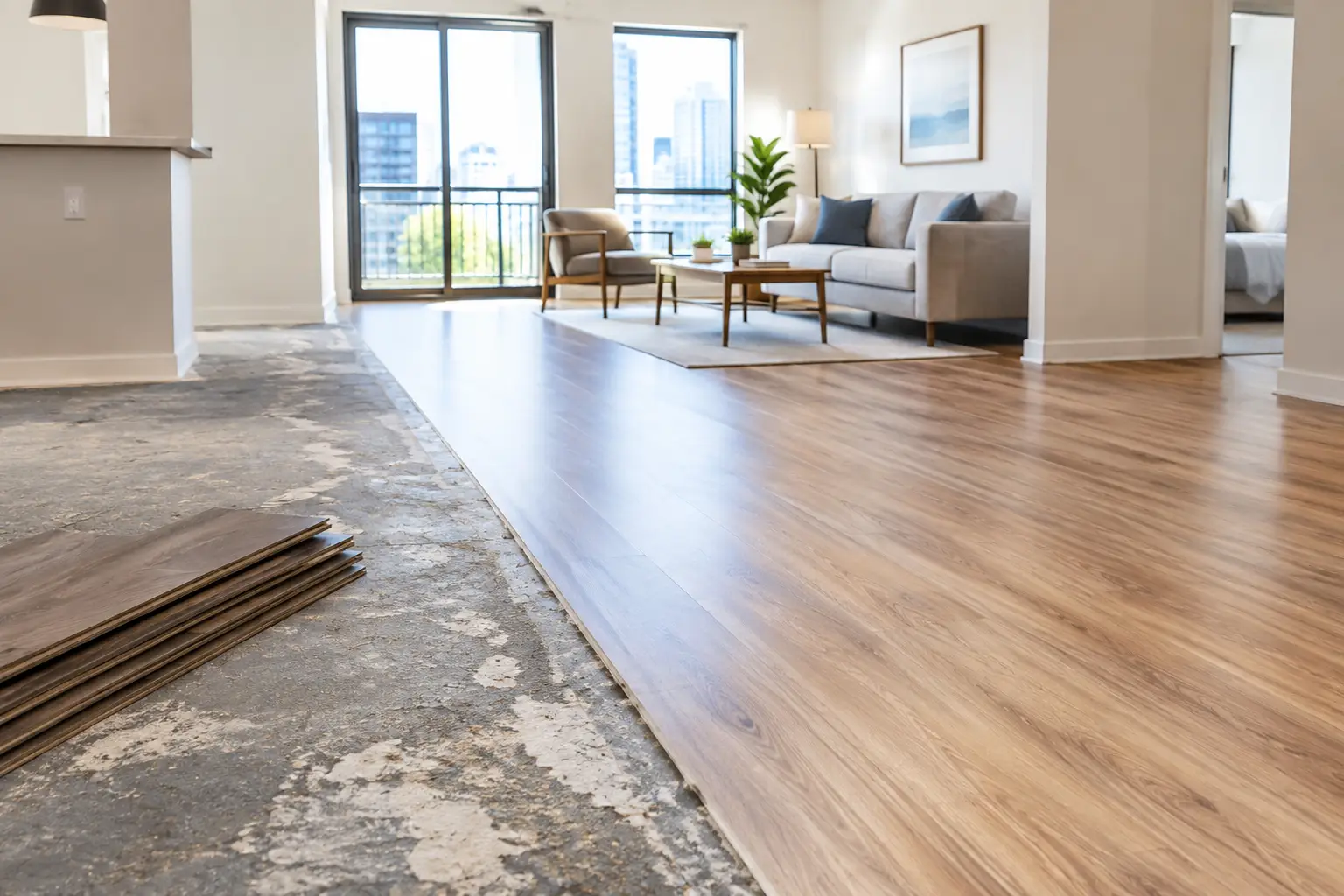 Apartment Turnover Flooring Example for Faster Rentals