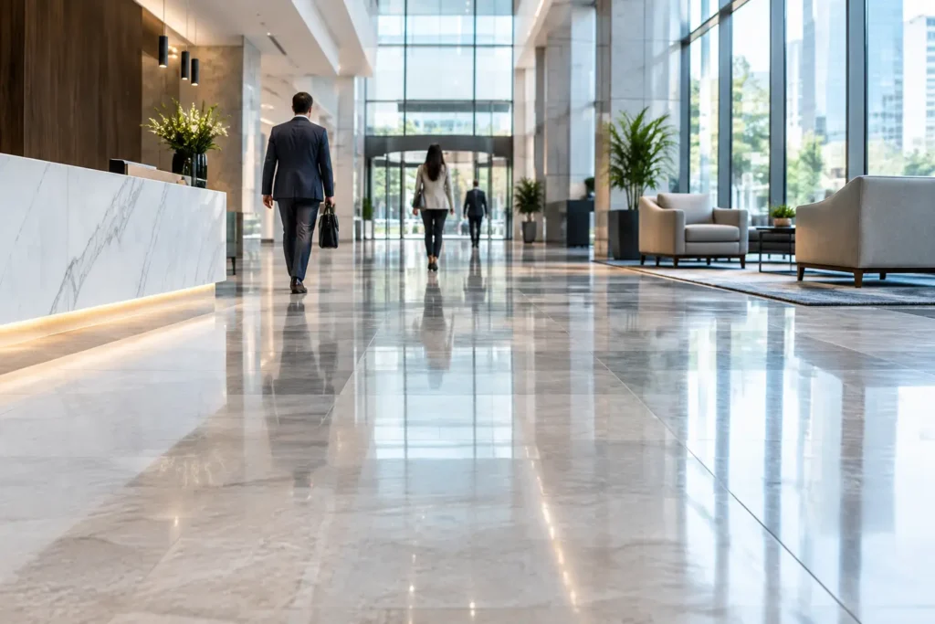 Best Commercial Lobby Flooring for Busy Buildings